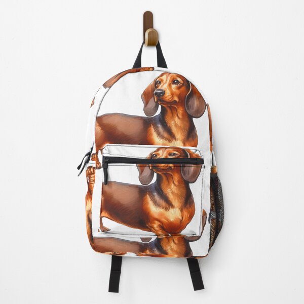 Item preview, Dachshund Painting - Weiner Dog Watercolor Painting - Sausage Dog designed and sold by Star-Fragment.