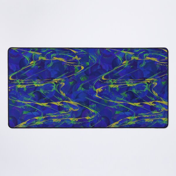 Item preview, Groovy blue green abstract funky pattern designed and sold by ArtofExiNights.