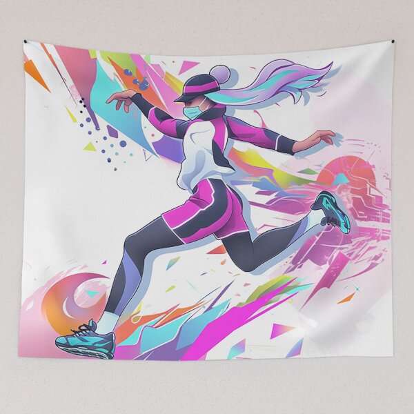 Item preview, Action Fusion - Dynamic Sports-Themed Designs for Activewear and Accessories designed and sold by PaintbrushPlace.