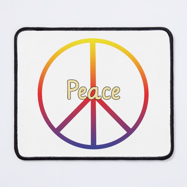 Item preview, Peace Symbol Sign with Peace in Center designed and sold by dogplay.