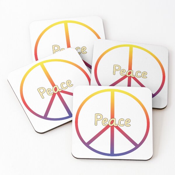 Item preview, Peace Symbol Sign with Peace in Center designed and sold by dogplay.