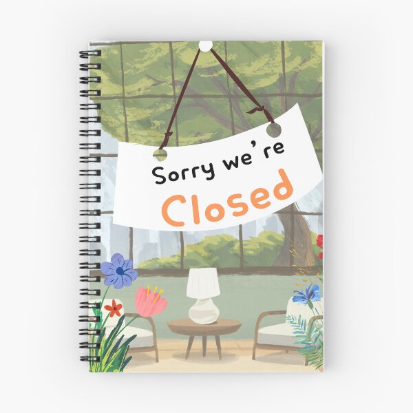 Item preview, Sorry, We're Closed - Vintage Aesthetic Sign Tee designed and sold by JiwieDesign.