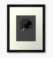 Becoming a Legend - Yoshi Framed Print