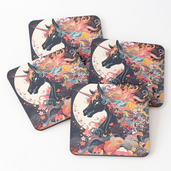Item preview, Mythical Wonders - Vibrant Dragon and Unicorn Fantasy Illustrations designed and sold by PaintbrushPlace.