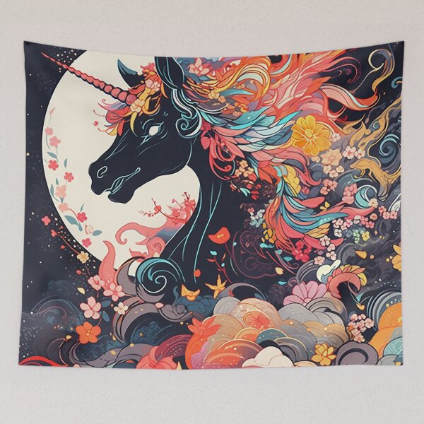 Item preview, Mythical Wonders - Vibrant Dragon and Unicorn Fantasy Illustrations designed and sold by PaintbrushPlace.