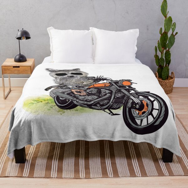 Item preview, Raccoon On Bike  designed and sold by LionessLove.