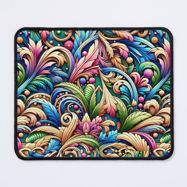 Item preview, art nouveau pattern colorful designed and sold by Aryabek.