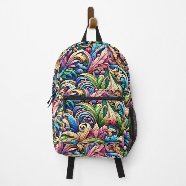 Item preview, art nouveau pattern colorful designed and sold by Aryabek.
