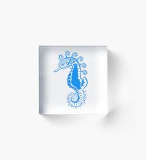 Seahorse Acrylic Block