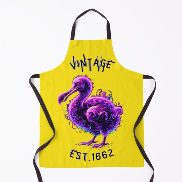 Item preview, Neon Purple Smoke Dodo Bird Art - Vintage Est. 1662 designed and sold by Matt's Artificial Nature.