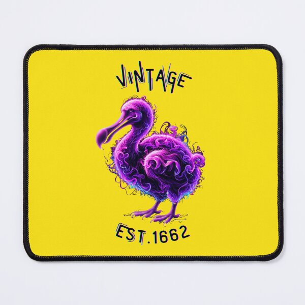 Item preview, Neon Purple Smoke Dodo Bird Art - Vintage Est. 1662 designed and sold by Matt's Artificial Nature.