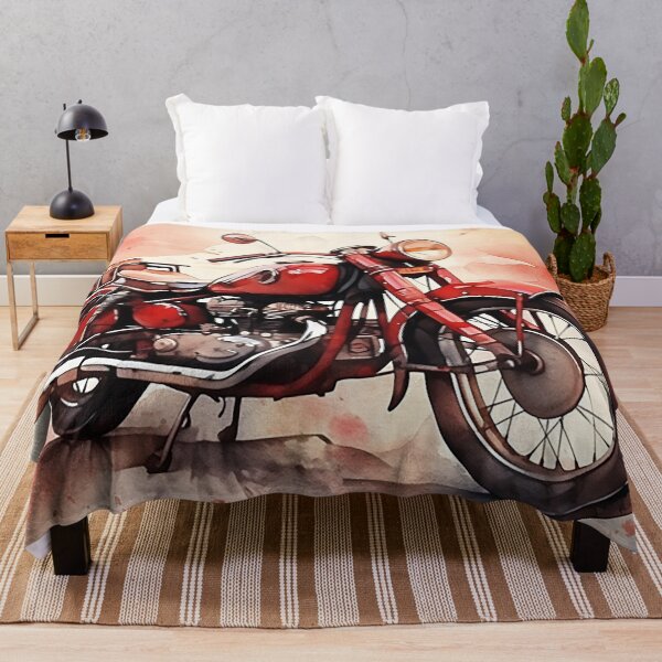 Item preview, Retro Rides - Nostalgic Watercolor Illustrations of Classic Cars & Motorcycles designed and sold by PaintbrushPlace.