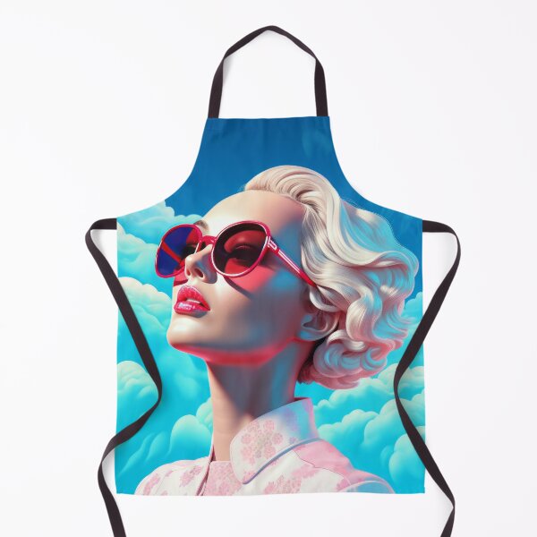 Item preview, vibrant and detailed illustration of a woman in a contemplative pose, with her head tilted upwards designed and sold by YCChuang.
