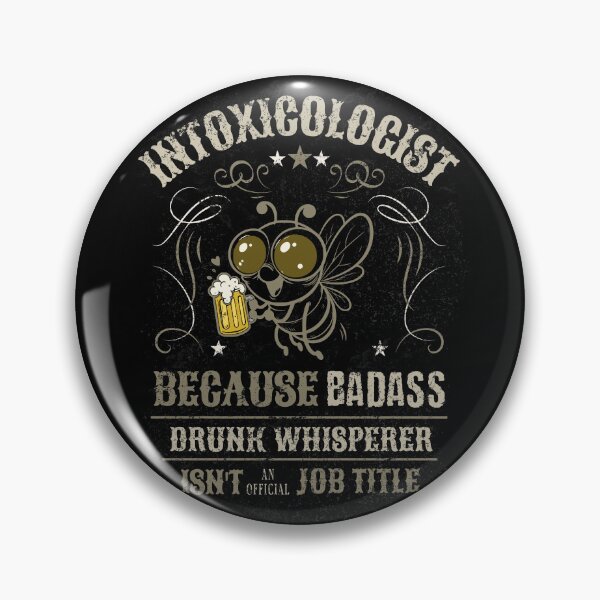 Item preview, Intoxicologist: Funny Bar Fly with Beer Mug - Unique Drunk Whisperer designed and sold by NerdyWerks.