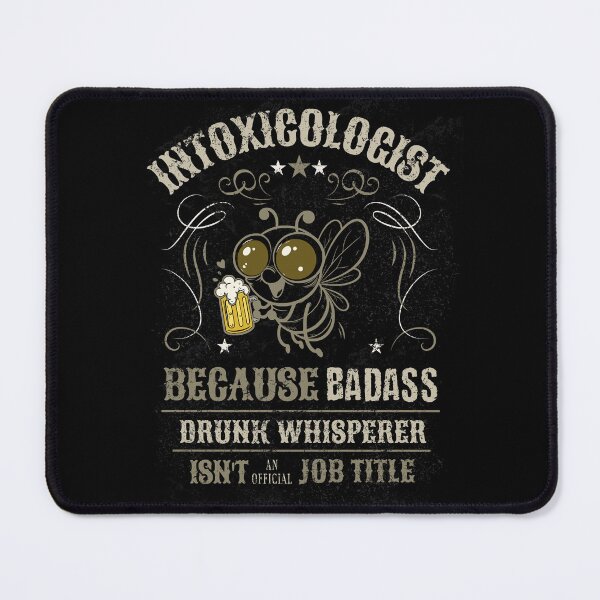 Item preview, Intoxicologist: Funny Bar Fly with Beer Mug - Unique Drunk Whisperer designed and sold by NerdyWerks.