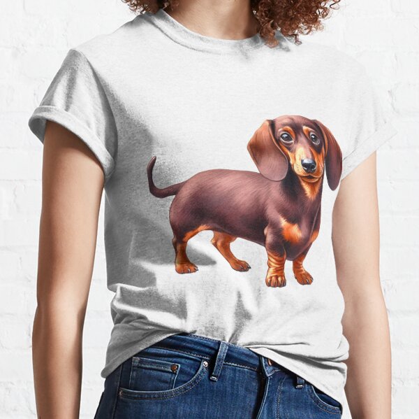 Item preview, Dachshund Painting - Weiner Dog Watercolor Painting - Sausage Dog - Cream and Tan designed and sold by Star-Fragment.