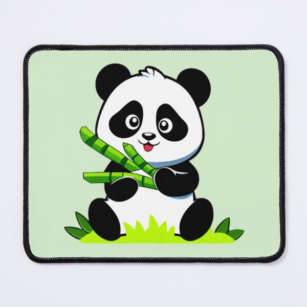 Item preview, Cute panda eating bamboo designed and sold by Bongkotchakorn.
