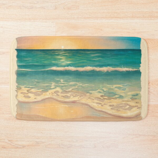 Item preview, Golden Seafoam on the Beach Painting designed and sold by kspence66.