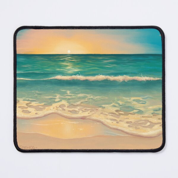 Item preview, Golden Seafoam on the Beach Painting designed and sold by kspence66.