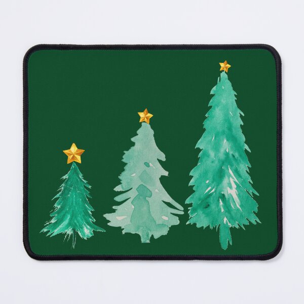 Item preview, Water painting Christmas trees designed and sold by Rbnano.