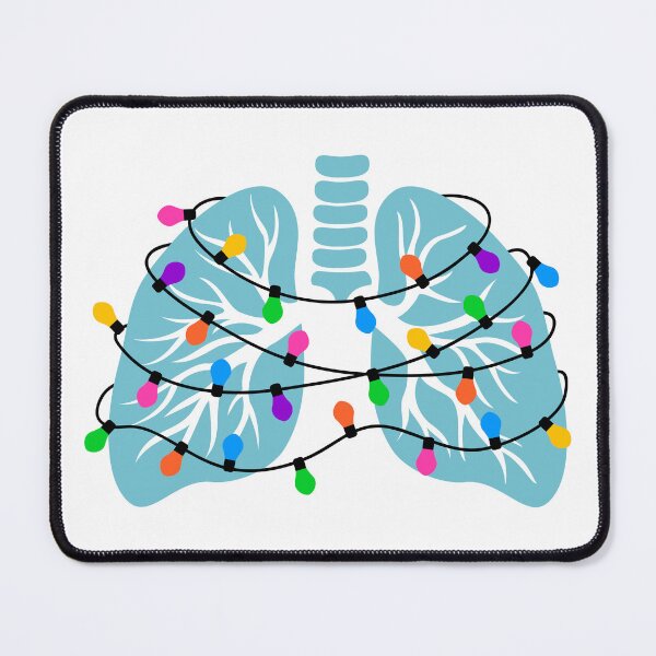 Item preview, Lungs Christmas Lights Respiratory Therapist Xmas Gift  designed and sold by hobbybox.