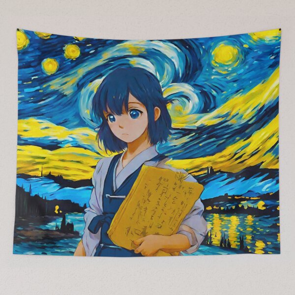Item preview, Starry Night Anime Dreams designed and sold by Tom-Johnson.
