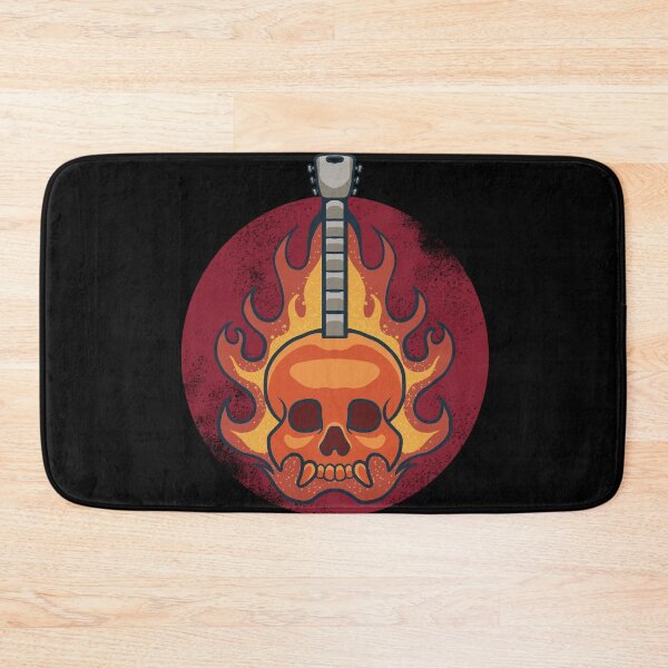 Item preview, Feuerschädelgitarre designed and sold by Ushopfake.