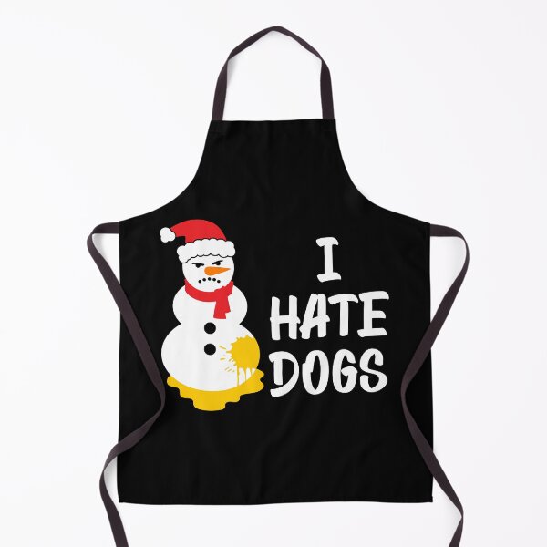 Item preview, Pissed angry snowman I HATE DOGS designed and sold by hobbybox.
