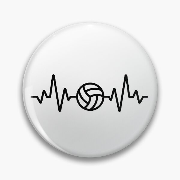 Item preview, volleyball hearbeat designed and sold by itswallcraft.