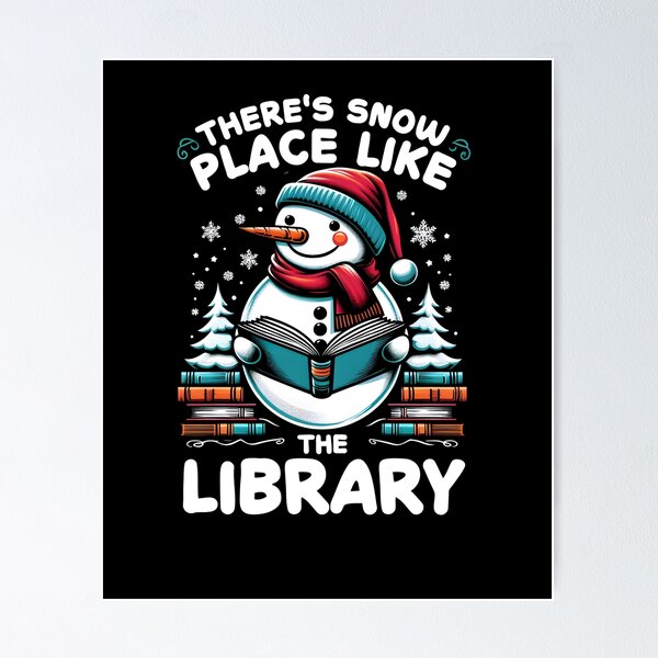 Item preview, Librarian There's Snow Place Like The Library Christmas  designed and sold by alphnsteez.