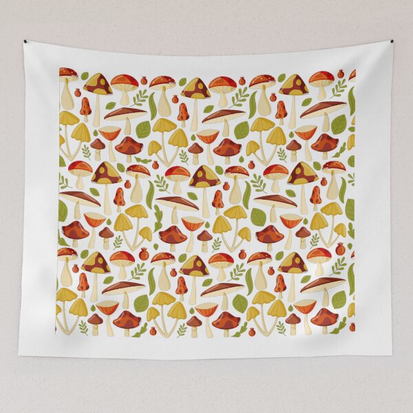 Item preview, hand painted mushroom designed and sold by Dhirendra Rajpurohit.