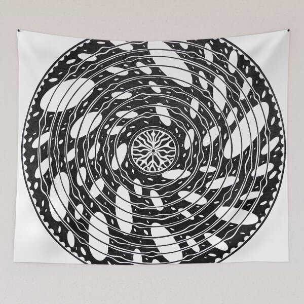 Item preview, Spiraling mycelium designed and sold by EyeCreateLines.