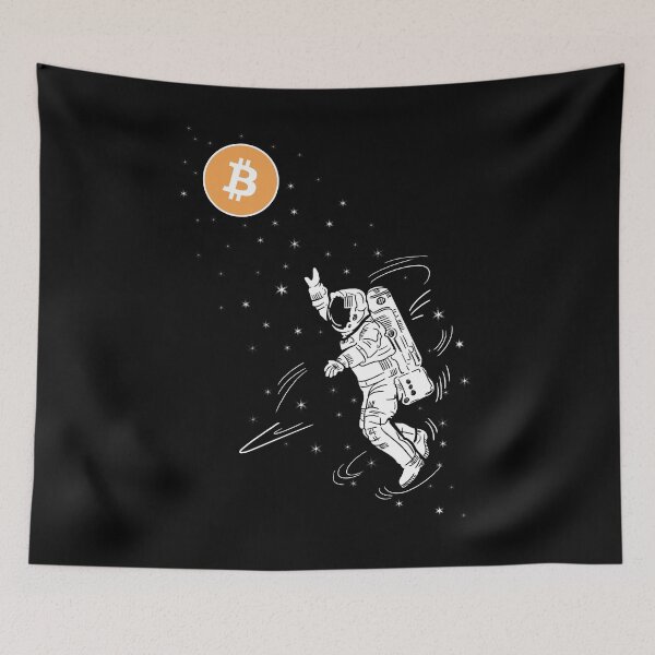 Item preview, Bitcoin logo t-shirt. Cryptocurrency. Space design designed and sold by flexify.