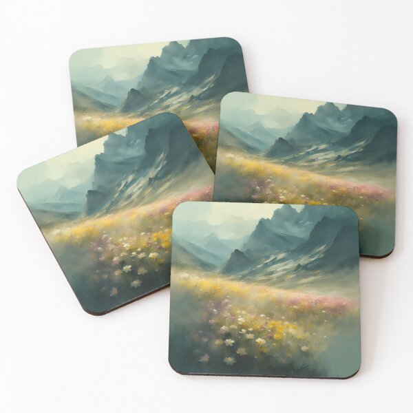 Item preview, Flower Field in Mountain designed and sold by cr6zym1nd.