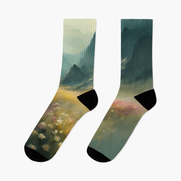 Item preview, Flower Field in Mountain designed and sold by cr6zym1nd.