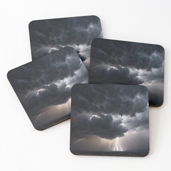 Item preview, Thunderstorm over a night city designed and sold by Evolvity.