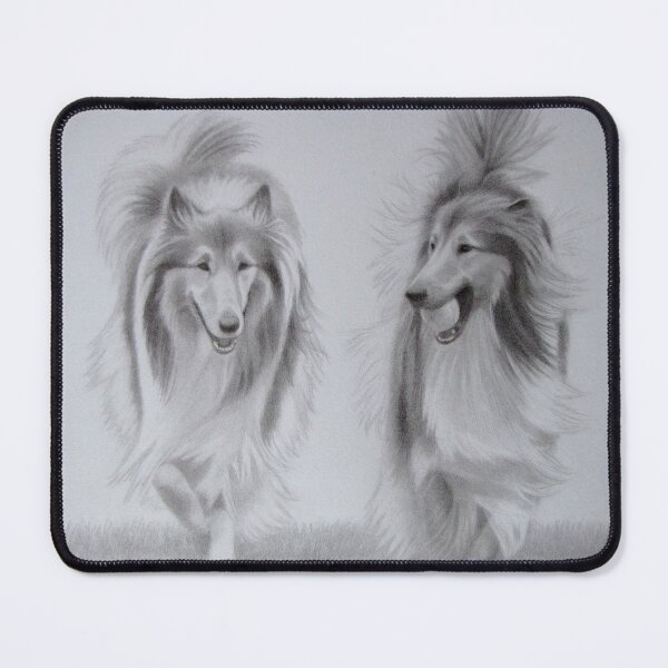 Item preview, Rough Collie Retrievers designed and sold by KarenWoodArt.