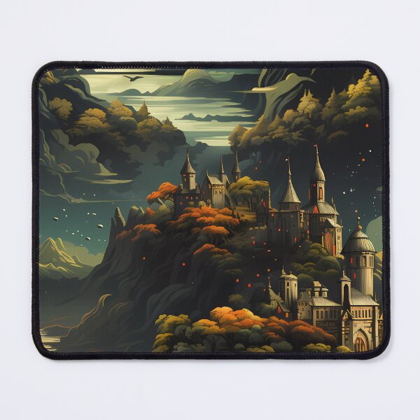 Item preview, Fantasy Landscape Pattern designed and sold by spookycutepeeps.