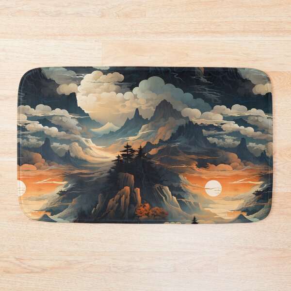 Item preview, Fantasy Landscape Pattern designed and sold by spookycutepeeps.