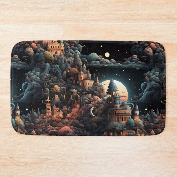 Item preview, Fantasy Landscape Pattern designed and sold by spookycutepeeps.