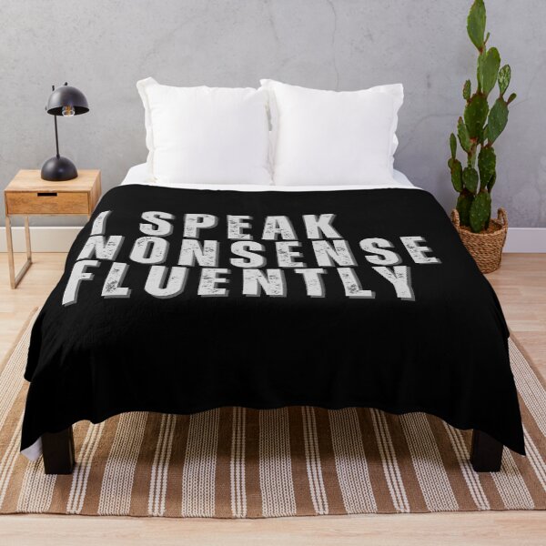 Item preview, I speak nonsense fluently designed and sold by FlexYourMind.