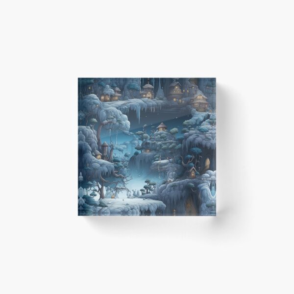 Item preview, Fantasy Landscape Pattern designed and sold by spookycutepeeps.