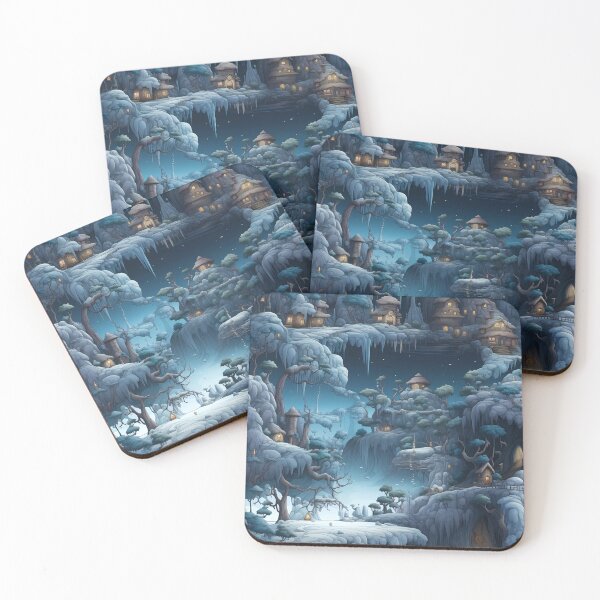 Item preview, Fantasy Landscape Pattern designed and sold by spookycutepeeps.