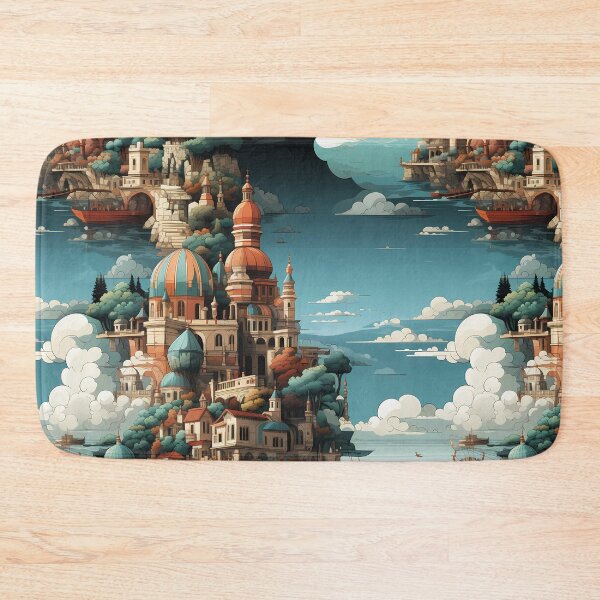 Item preview, Fantasy Landscape Pattern designed and sold by spookycutepeeps.
