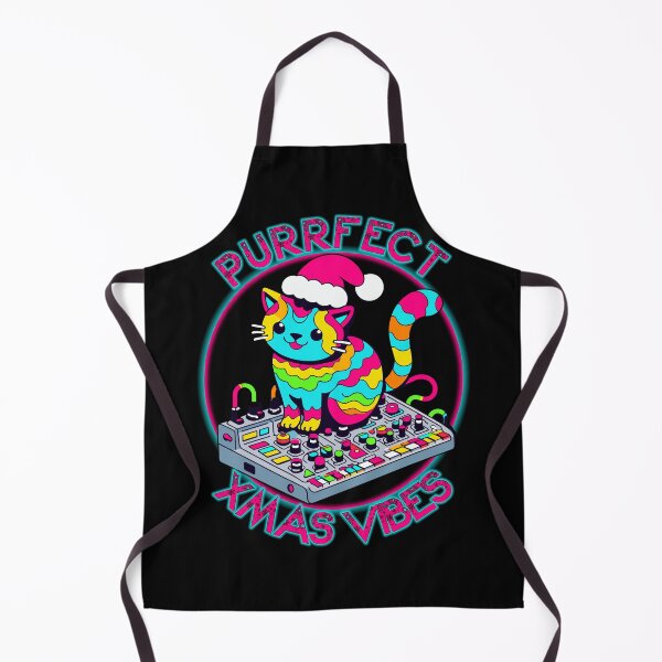 Item preview, Purrfect XMAS VIBES Christmas Synthesizer Cat 1 designed and sold by FindThePlot.