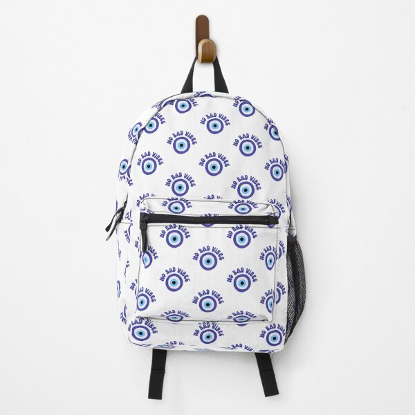 Item preview, No bad vibes evil eye blue designed and sold by adesignworld.