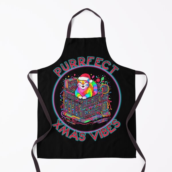 Item preview, Purrfect XMAS VIBES Christmas Synthesizer Cat 2 designed and sold by FindThePlot.