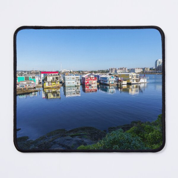 Item preview, Coloured Houses on Vancouver Island's Shore LG designed and sold by rawshutterbug.