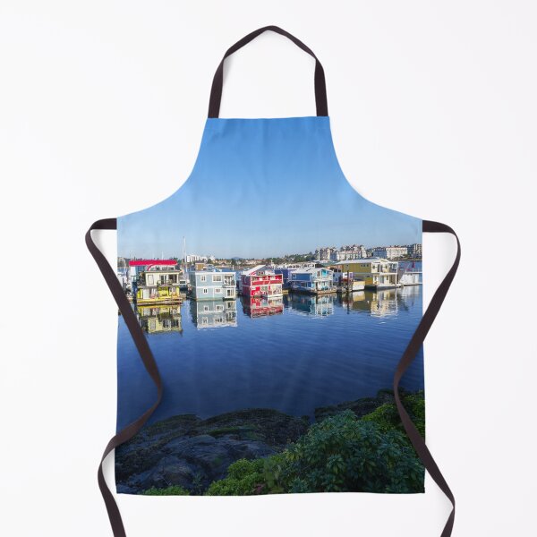 Item preview, Coloured Houses on Vancouver Island's Shore LG designed and sold by rawshutterbug.