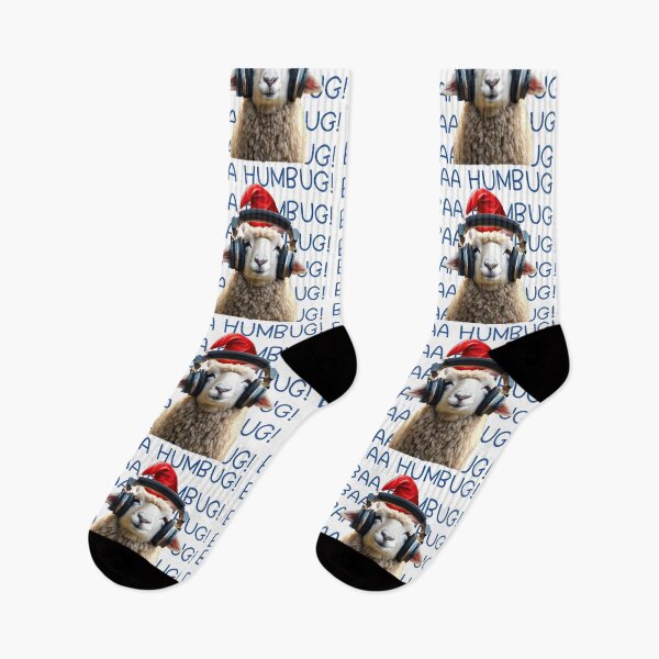 Item preview, BAA HUMBUG! Christmas Sheep designed and sold by BotunPeony.